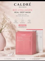 CALDRÉ Wellness Bio-Collagen Real Deep Mask Deep Hydration. Visible Firming. Real Results.