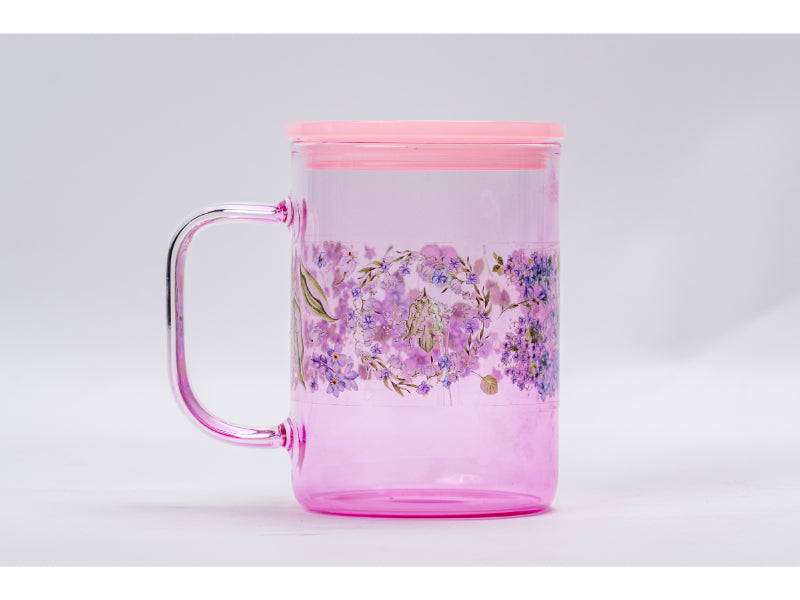 Aura Pink Luxury Handled Jug