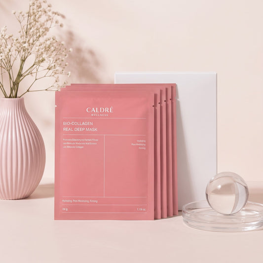 CALDRÉ Wellness Bio-Collagen Real Deep Mask Deep Hydration. Visible Firming. Real Results.